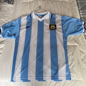 Argentina vintage Reebok 90s soccer jersey size 34,36